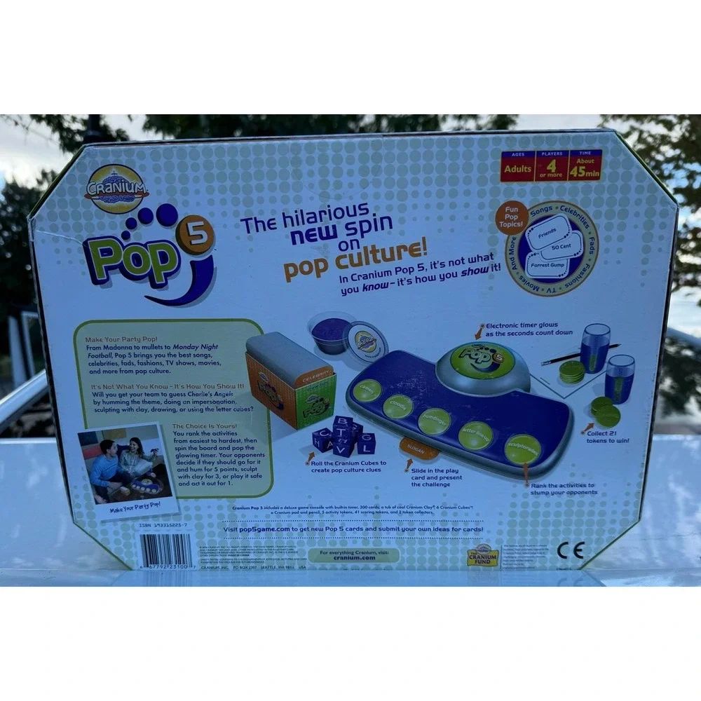 Cranium Pop 5 Game NEW
